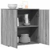 vidaXL Credenza Grigio Sonoma 79x38x80 cm in Legno Multistrato