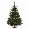 vidaXL Supporto per Albero di Natale Rosso 50 x 50 x 15,5 cm Acciaio