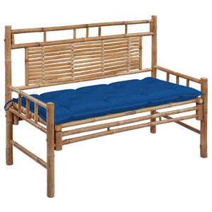 vidaXL Panchina da Giardino con Cuscino 120 cm in Bamb&ugrave;