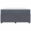 vidaXL Struttura del letto Grigio scuro 160 x 200 cm Tessuto