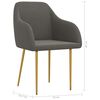 vidaXL Sedie da Pranzo 4 pz Grigio Scuro in Velluto