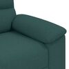 vidaXL Divano a 2 Posti Verde Scuro 160x81x84 cm in Tessuto