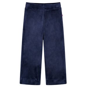 Pantaloni da Bambino in Velluto Blu Scuro 92