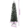 vidaXL Albero di Natale artificiale con 150 LED Verde 150 cm