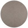 vidaXL Tappeti per area Rotondo LUGO Crema e Taupe &Oslash; 160 CM Poliestere
