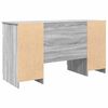 vidaXL Scrivania Grigio sonoma 140 x 49 x 76 cm Legno multistrato