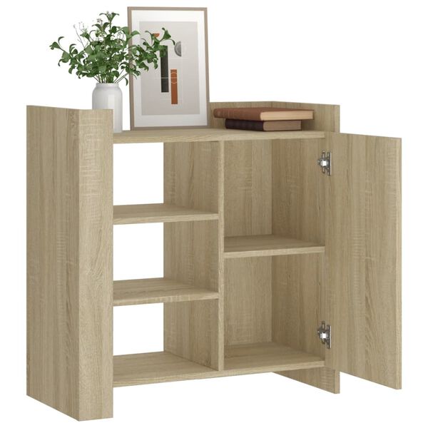 vidaXL Credenza Rovere Sonoma 73,5x35x75 cm in Legno Multistrato