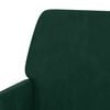 vidaXL Poltrona Verde Scuro 62x79x79 cm Velluto