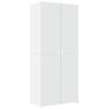 vidaXL Credenza Bianca 80x42,5x185 cm in Legno Ingegnerizzato