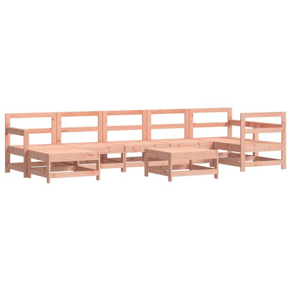 vidaXL Set Salotto da Giardino 8 pz in Legno Massello di Douglas