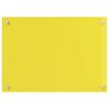 vidaXL Rivestimento da Cucina Giallo 70 x 50 x 0,6 cm vetro temperato