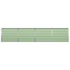vidaXL Fioriera Verde Pastello 480 x 50 x 45 cm Acciaio zincato