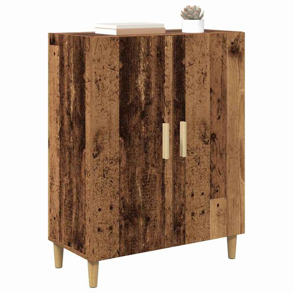 vidaXL Credenza Legno vecchio 70 x 34 x 90 cm Legno multistrato