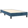 vidaXL Struttura Letto a Rete a Molle Blu Scuro 80x200 cm in Velluto