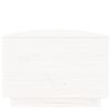 vidaXL Tavolino da Salotto Bianco 100x50x35 cm Legno Massello di Pino