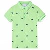 Polo da Bambino Verde Neon 116