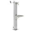vidaXL Fontanella a Colonna in Acciaio Inossidabile Quadrata 95 cm