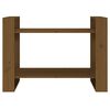 vidaXL Libreria/Divisorio Ambrato 80x35x56,5 cm Legno Massello di Pino