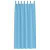 vidaXL Tende Blackout con Anelli 2 pcs Blu Chiaro 225 x 140 cm