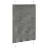 vidaXL Tenda Plissettata Antracite 100x150cm Larghezza Tessuto 99,4 cm