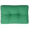 vidaXL Cuscino per Pallet Verde 60x40x12 cm in Tessuto