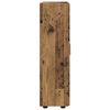 vidaXL Credenza con porta FLORIN Legno vecchio 55,5 x 29 x 103 cm