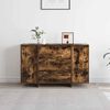 vidaXL Credenza Rovere fumé 120 x 41 x 75 cm Legno multistrato