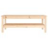 vidaXL Tavolino da Salotto 110x50x40 cm in Legno Massello di Pino