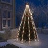 vidaXL Rete di Luce per Albero di Natale 250 LED Bianco Freddo 250 cm