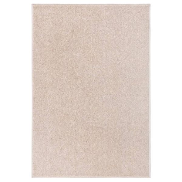 vidaXL Tappeto a Pelo Corto 200x290 cm Beige Scuro