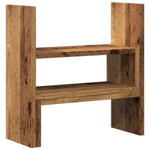 vidaXL Organizer Scrivania Legno Antico 40x17x41 cm in Truciolato