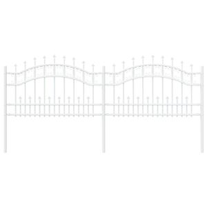 vidaXL Recinzione per Giardino KAMPEN 240 x 118 cm Mesh Bianco