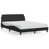 vidaXL Giroletto Dover Nero 137x190 cm in Similpelle