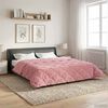 vidaXL Duvet Estivo Rosa 200 x 240 cm Microfibra e Fleece Teddy