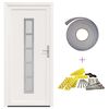 vidaXL Porta Frontale Bianco 88 x 200 cm PVC