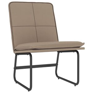 vidaXL Sedia Lounge Cappuccino 54x75x76 cm in Similpelle