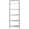 vidaXL Libreria Grigio Sonoma 60 x 24 x 168 cm Legno multistrato
