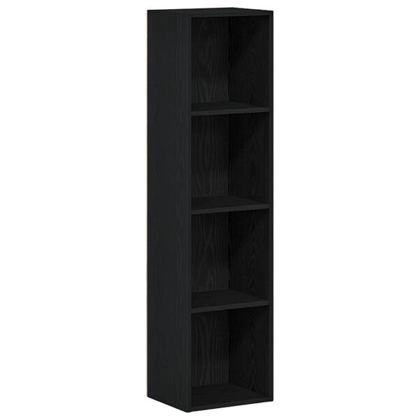 vidaXL | Armadio per Libri | Rovere nero 36 x 30 x 143 cm