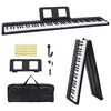vidaXL Tastiera Elettrica per Pianoforte a 88 Tasti Leggio Pieghevole