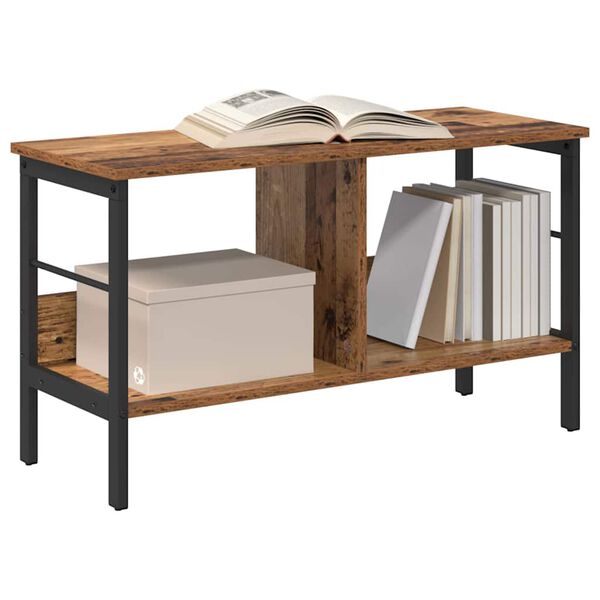 vidaXL Libreria Legno vecchio 82 x 32 x 47 cm Legno multistrato