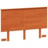 vidaXL Testiera Marrone Cera 120 cm in Legno Massello di Pino