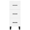 vidaXL Credenza Bianca 34,5x34x90 cm in Legno Multistrato