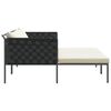 vidaXL Lettino da Sole 2-persona Antracite 115 x 153 x 69.5cm Acciaio