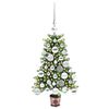 vidaXL Albero di Natale con 150 LED con supporto Verde 65 cm PE