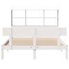 vidaXL Letto Libreria senza Materasso Bianco 120x190 cm Legno di Pino