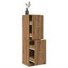 vidaXL Armadietto da Farmacia Rovere 40x41x144,5 cm in Truciolato