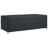 vidaXL Copertura per mobili Tinta unita Nero 300 x 140 x 90 cm 210D