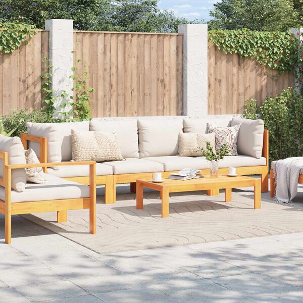 vidaXL Tappeti per area Quadrato PALMERAS Beige 240 x 240 cm