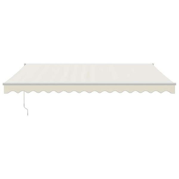 vidaXL Tenda Sole Automatica Retrattile Crema 4x3 m