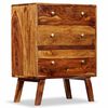 vidaXL Armadietto in Legno Massello di Acacia 60x35x76 cm